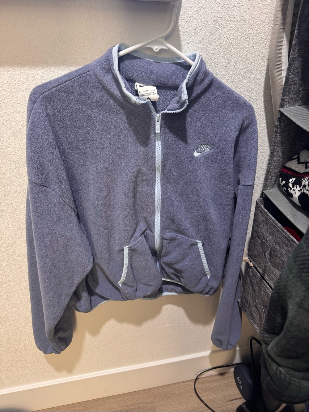 Nike Light Lavender Zip-Up Fleece Jacket